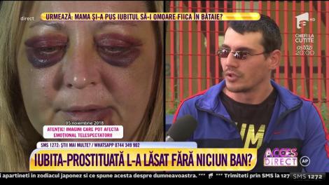 Acces Direct. Cătălin, revoltat că și-ar fi prins iubita, cu un client, în timp ce s-ar fi prostituat chiar în casa lui!