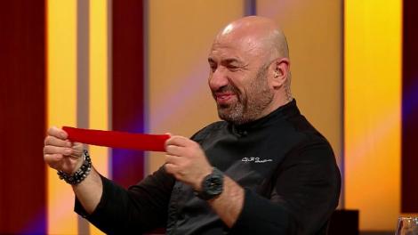 Chefi la Cuțite. Chefii au extras culorile tunicilor! Vezi ce culoare i-a picat lui Chef Sorin Bontea!