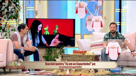 Eu am un superbebe! Natalia Maria Stoican și mămica ei, Irina, în direct la Neatza cu Răzvan și Dani