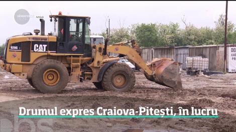 După 12 ani de amânări, astăzi, în sfârşit, a fost pusă prima lopată pentru drumul expres Craiova-Piteşti