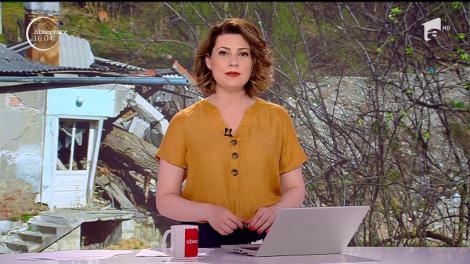 Ploile abundente au provocat aluncări de teren în oraşul Dej!