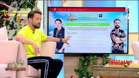 Neatza cu Răzvan și Dani. Ai un talent ieșit din comun? &Icirc;nscrie-te &icirc;n noul concurs Vreau să fiu la TV