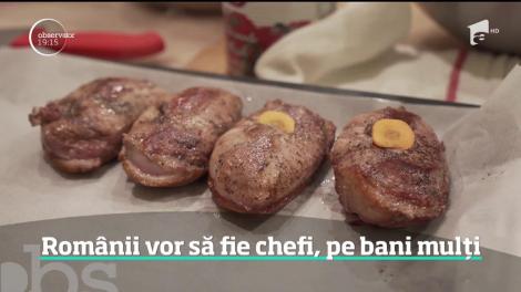 Cea mai bună meserie este în bucătărie. Tot mai mulţi români fac cursuri şi stau ore întregi printre ingrediente cu gândul la meseria de aur a zilelor nostre: chef