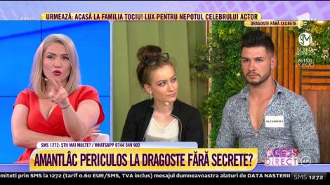 Tensiune maximă în casă Dragoste fără Secrete! Un amantlâc incendiar a distrus liniştea din cuplurile Mădălina - Alexandru și Nicoleta - Mădălin!