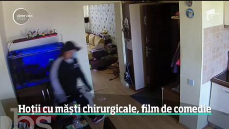 Doi hoţi au vrut să lucreze cu precizia unui chirurg, dar au fost speriaţi de camerele de supraveghere