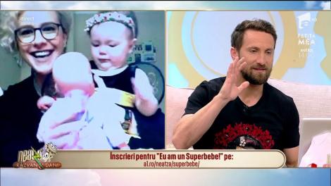 Eu am un superbebe! Cataleia și mămica ei, Roxana, în direct la Neatza cu Răzvan și Dani