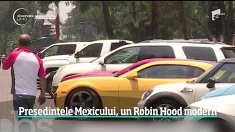 Inspirat de povestea lui Robin Hood, preşedintele Mexicului scoate la licitaţie aproape 100 de maşini de lux, case, dar şi bijuterii confiscate de la liderii organizaţiilor criminale
