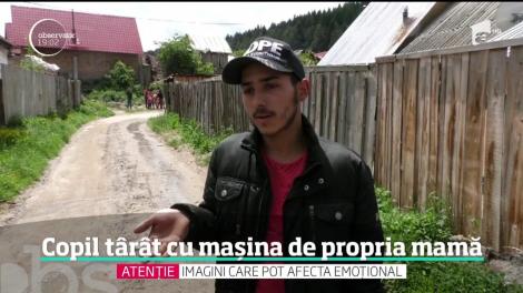 Scene incredibile la Braşov! O mamă şi-a dat jos din maşină copilul de opt ani ca să-l pedepsească, şi a plecat
