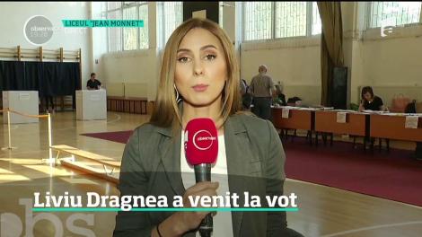 România iese la vot. Liviu Dragnea a votat la Liceul Jean Monnet