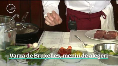 Varza de Bruxelles, meniul preferat de ziua alegerilor europarlamentare şi a referendumului