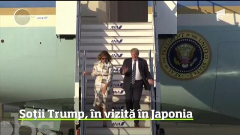 Soţii Trump, vizită în Japonia