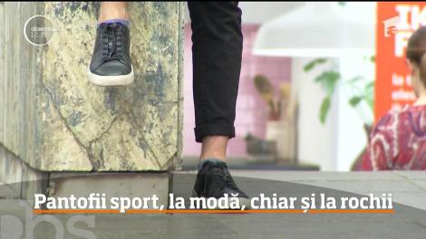 Care sunt noile tendințe în materie de încălțăminte. Pantofii sport, la modă, chiar și la rochii
