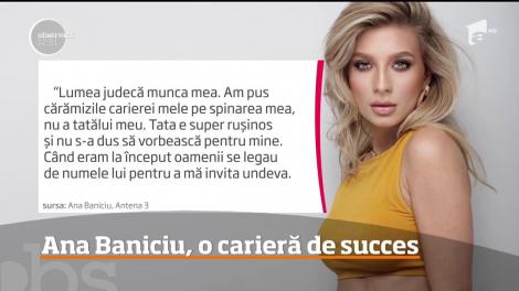 Ana Baniciu, cântăreață și actricță. Cum a reușit o carieră de succes