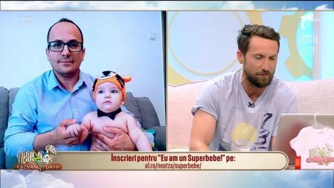 Eu am un superbebe! Albert și tăticul lui, în direct la Neatza cu Răzvan și Dani!