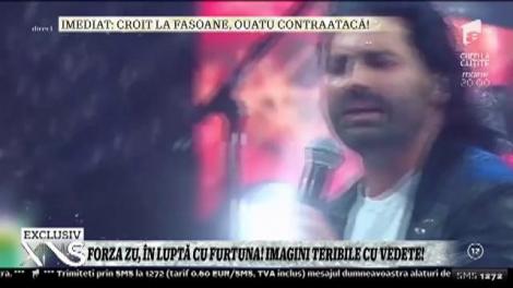 Xtra Night Show. Forza ZU, în luptă cu furtuna! Artiștii au urcat pe scenă, iar fanii au cântat alături de ei