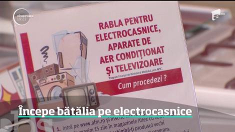 Începe vânătoarea de electrocasnice cu bani de la stat! Peste 100 de mii de români primesc tichetele de reducere