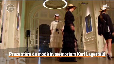 Prezentare de modă în memoriam Karl Lagerfeld