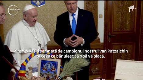 Papa Francisc, discurs emoționant la Palatul Cotroceni