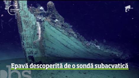 Epava unei nave scufundate acum peste 150 de ani a fost descoperită, din întâmplare, în timp ce o nouă sondă subacvatică era testată în Golful Mexic