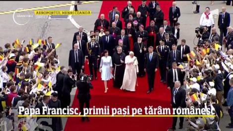 Papa Francisc, primii pași pe tărâm românesc