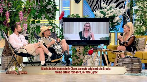 Maria Andria îi învaţă limba greacă pe Răzvan şi Dani! Răzvan Simion: "Greaca mea e cam ruginită"