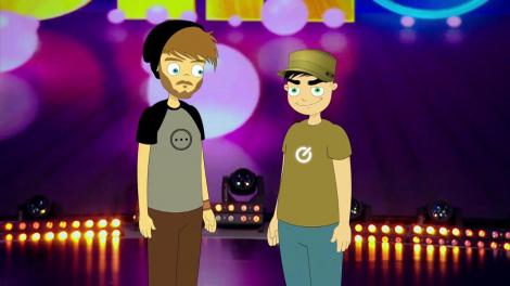 Finala iUmor. Doi Degeaba, primele personaje animate de pe scena iUmor!