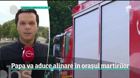 Papa va aduce alinare în oraşul martirilor