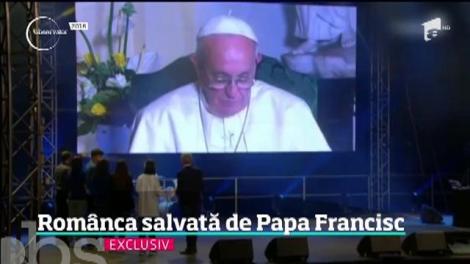 Andreea Dumitrescu, românca salvată de Papa Francisc de la suicid