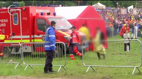 Sute de pelerini avut nevoie de îngrijiri medicale la vizita Papei Francisc