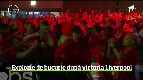 FC Liverpool a câştigat Liga Campionilor! Fanii cormoranilor au sărbătorit toată noaptea pe străzi