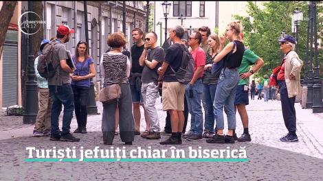 Una dintre cele mai frumoase biserici din România, preferata hoților de buzunare! Polițiștii spun că nu îi pot opri