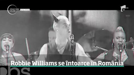 Robbie Williams se întoarce în România! Va concerta la festivalul Untold
