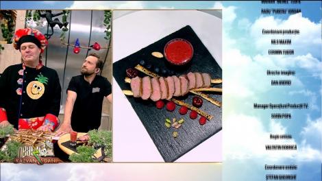 Rețeta zilei de la Neatza cu Răzvan şi Dani. Piept de rață cu cireșe picante