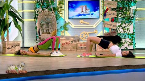 Fitness la Neatza cu Răzvan și Dani cu Diana Stejereanu. Antrenament intens pentru triceps și fesieri