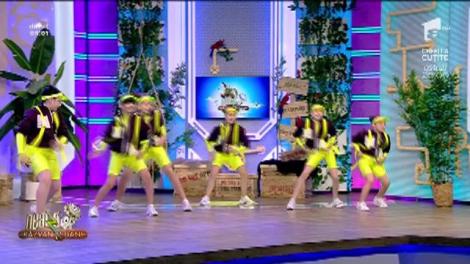 Copiii de la Teo Dance, dans energic în platoul Neatza cu Răzvan și Dani