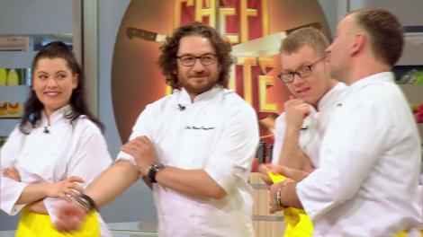Chef Florin Dumitrescu, criză de nervi după primul battle: Nu mai suport culoarea galbenă!
