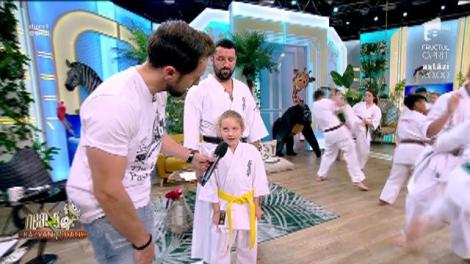 Neatza cu Răzvan și Dani. Demonstrație de karate Kyokushin. De ce e bine să ne dăm copiii la arte marțiale