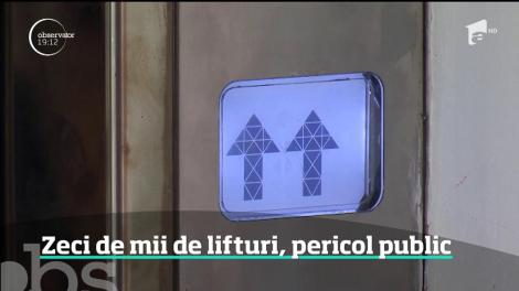 În România, lifturile vechi şi neîntreţinute pun mii de vieţi în pericol, în fiecare zi