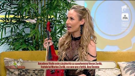 Neatza cu Răzvan și Dani. Marea teamă a Amadeei Violin: Mereu îmi e frică să nu-mi rup un deget