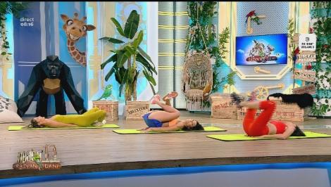 Fitness la Neatza cu Răzvan și Dani cu Diana Stejereanu! Antrenament intens pentru un abdomen și coapse
