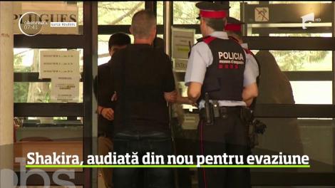 Shakira a fost din nou audiată de magistraţii spanioli, în procesul penal de evaziune fiscală