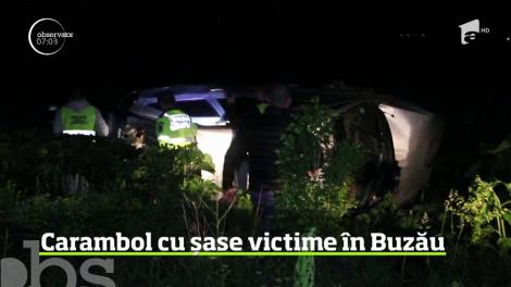 Un carambol cu şase victime, printre care şi o adolescentă, s-a produs în Buzău