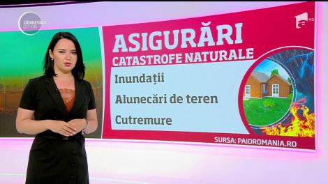 Polițile de asigurare pentru dezastre naturale