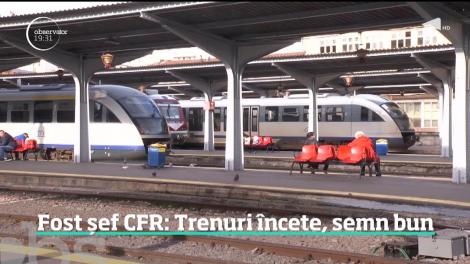 Fost șef CFR: Trenuri încete, semn bun! Calitatea infrastructurii feroviare din România ne-a dus pe locul 26 în Uniunea Europeană