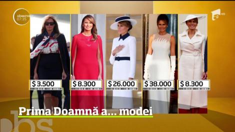 Ținuta de 165 de mii de dolari a Melaniei Trump, în vizorul jurnaliştilor