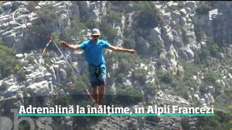 Un nou record de viteză pe sârmă a fost stabilit în Alpii Francezi. Efortul a fost însă ameţitor, la propriu