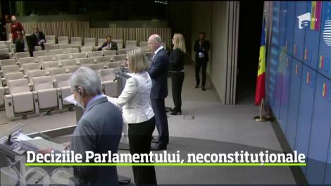 Criză politică fără precedent în Republica Molodva. Deciziile Parlamentului, neconstituționale, conform Curţii Constituţionale