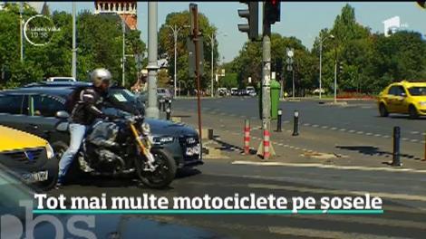 Tot mai multe motociclete pe șoselele din România