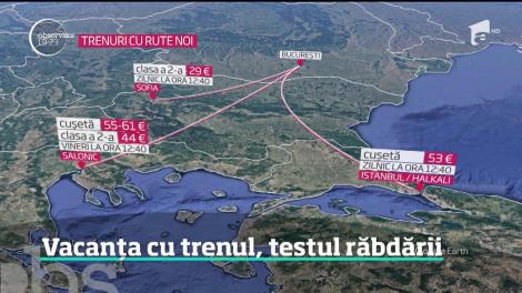 CFR a lansat trenuri directe către Grecia și Turcia. Cât durează călătoria