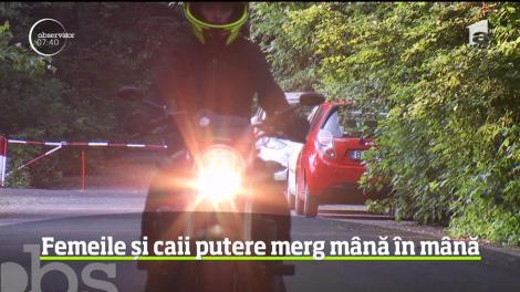 Femei frumoase motocicliste care se impun într-o lume considerată mai mult a bărbaţilor